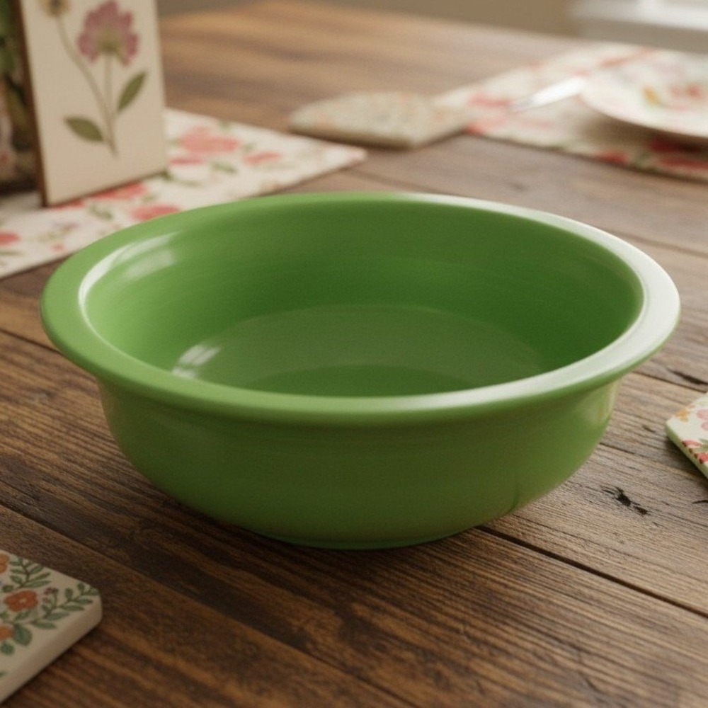 Fiesta 8 1/4" Large Serving Green 40 Oz Straight Side Vegetable